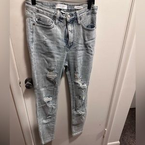 Judy Blue Tummy Control Skinny Jeans. Size 7. High rise